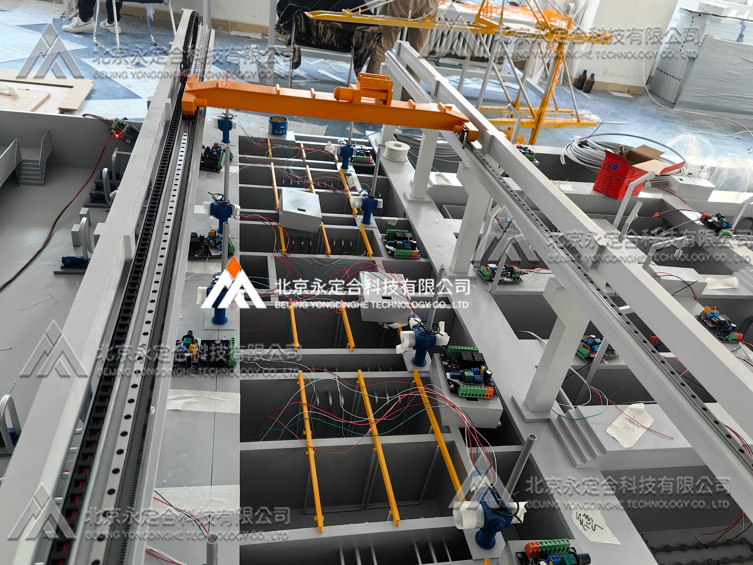 智慧清流仿真工厂（污水处理厂工艺流程MR教学实训沙盘）