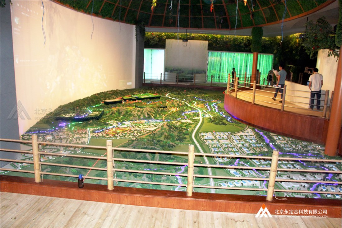 广西五彩田园规划沙盘